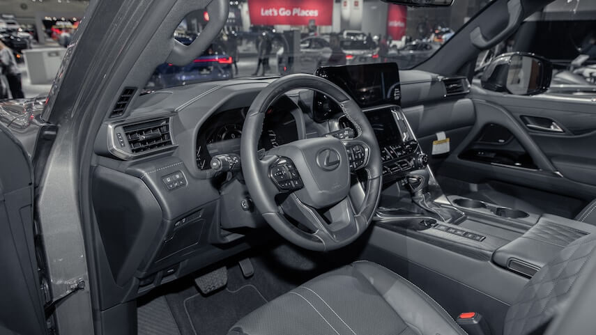2022 lexus lx600 interior