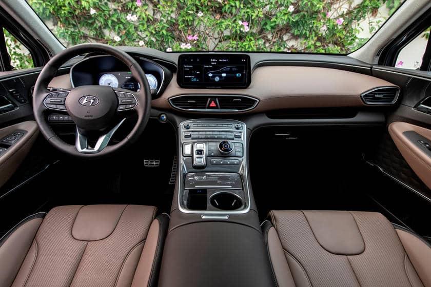 2022 hyundai santa fe interior