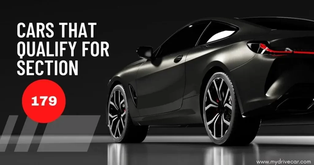 Cars That Qualify For Section 179