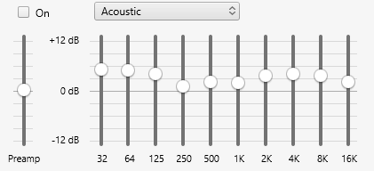 12-Acoustic EQ Setting