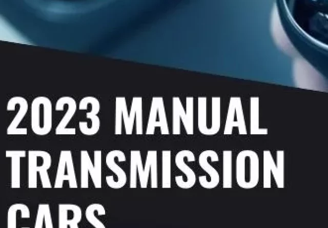 2023 Cars With Manual Transmission