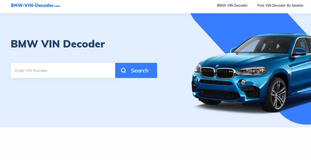 Overview of BMW-VIN-Decoder