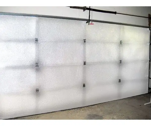 garage door insulation for hot climates