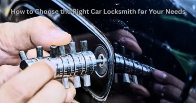 How to Choose the Right Car Locksmith for Your Needs