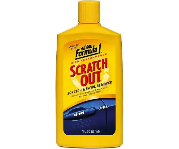 best rubbing compound for car scratches