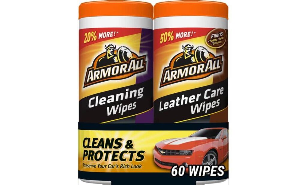 Armor All Car Cleaning Wipes and Leather Wipes