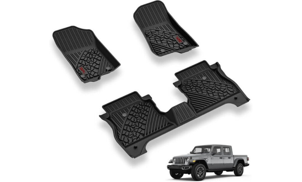 best jeep gladiator floor mats