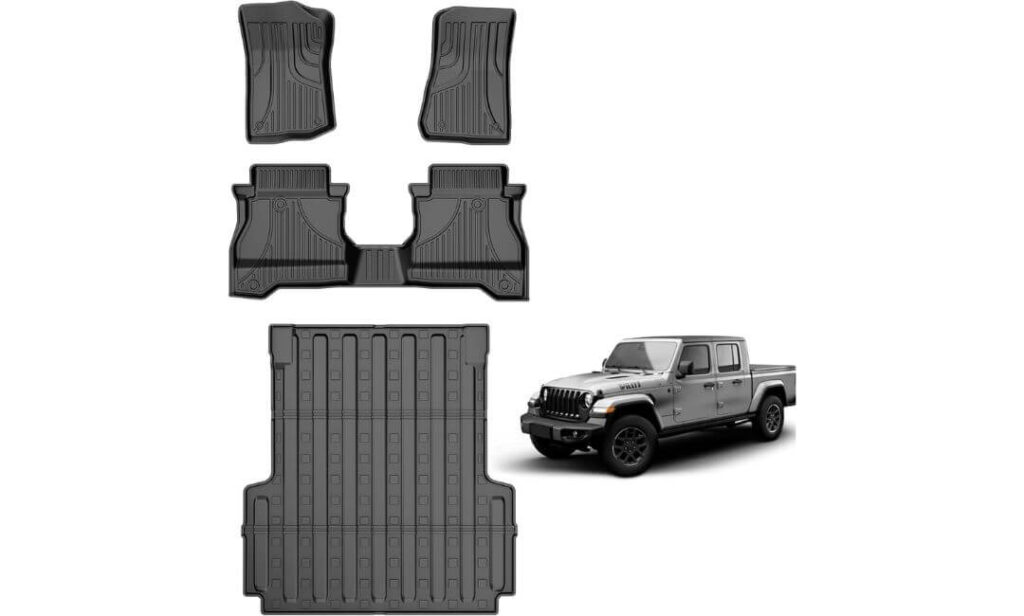 best jeep gladiator floor mats
