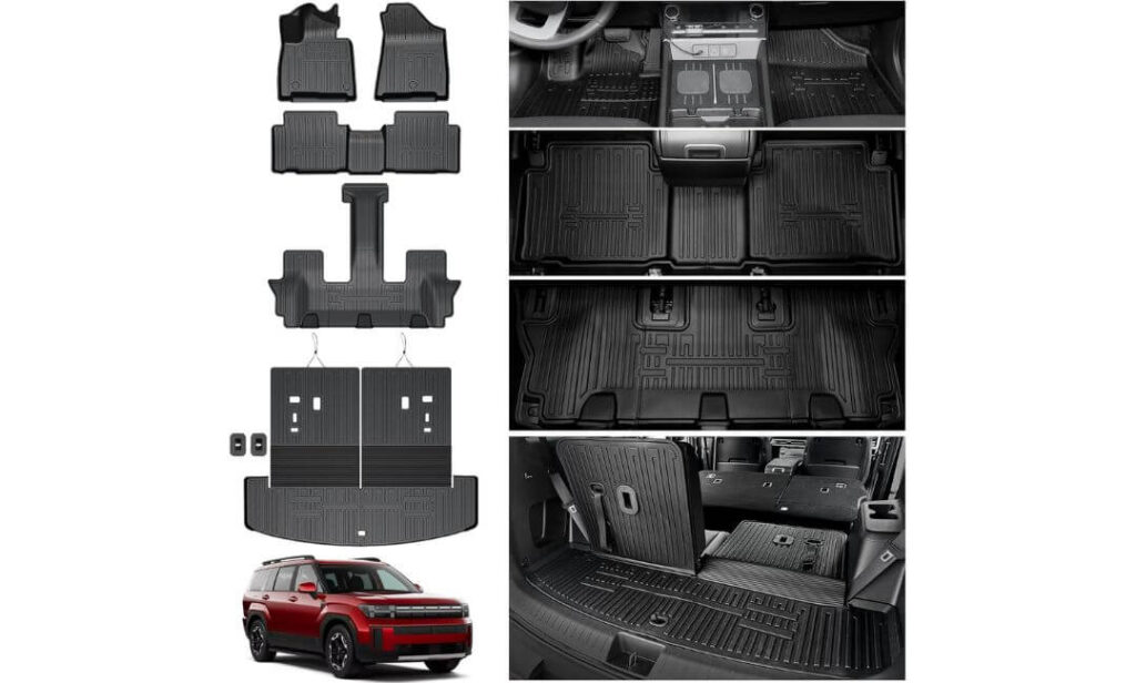 best hyundai santa fe floor mats all weather