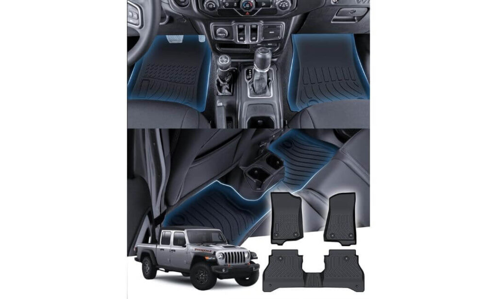 best jeep gladiator floor mats