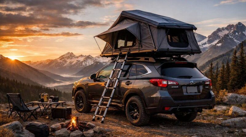 subaru outback rooftop tent