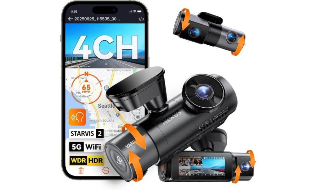 best dash cam for jeep wrangler