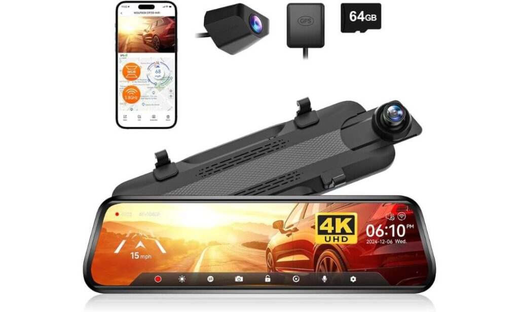 best dash cam for ford transit custom