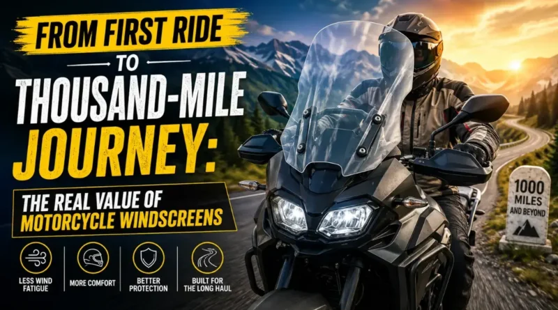 The Real Value of Motorcycle Windscreens