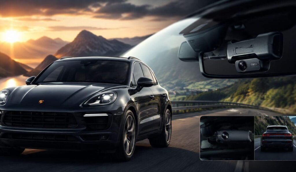 best dash cam for porsche macan