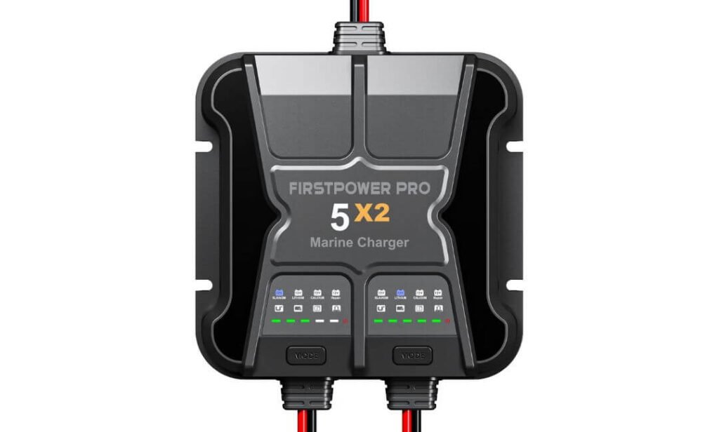 best 2 bank battery charger