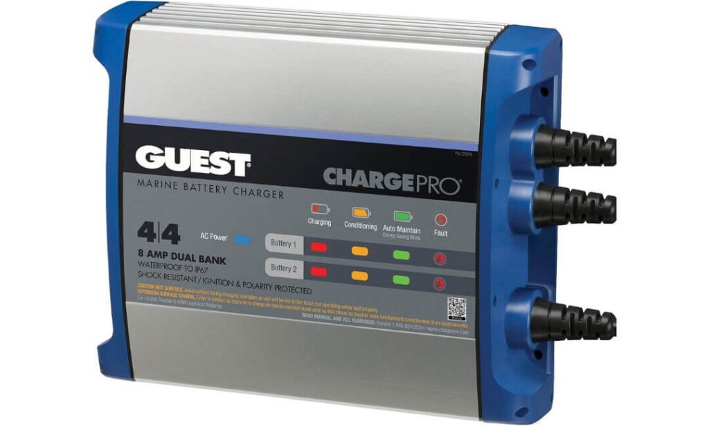 best 2 bank battery charger