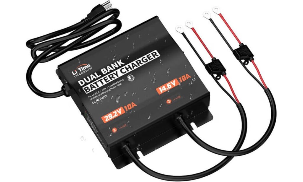 best 2 bank battery charger