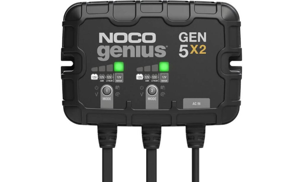 best 2 bank battery charger