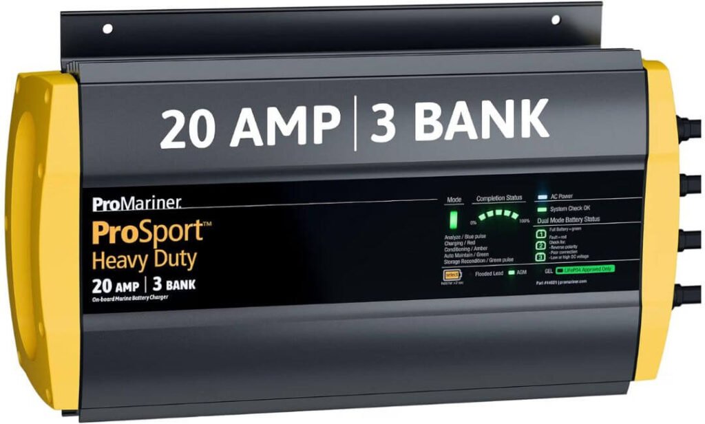 best 3 bank marine battery charger