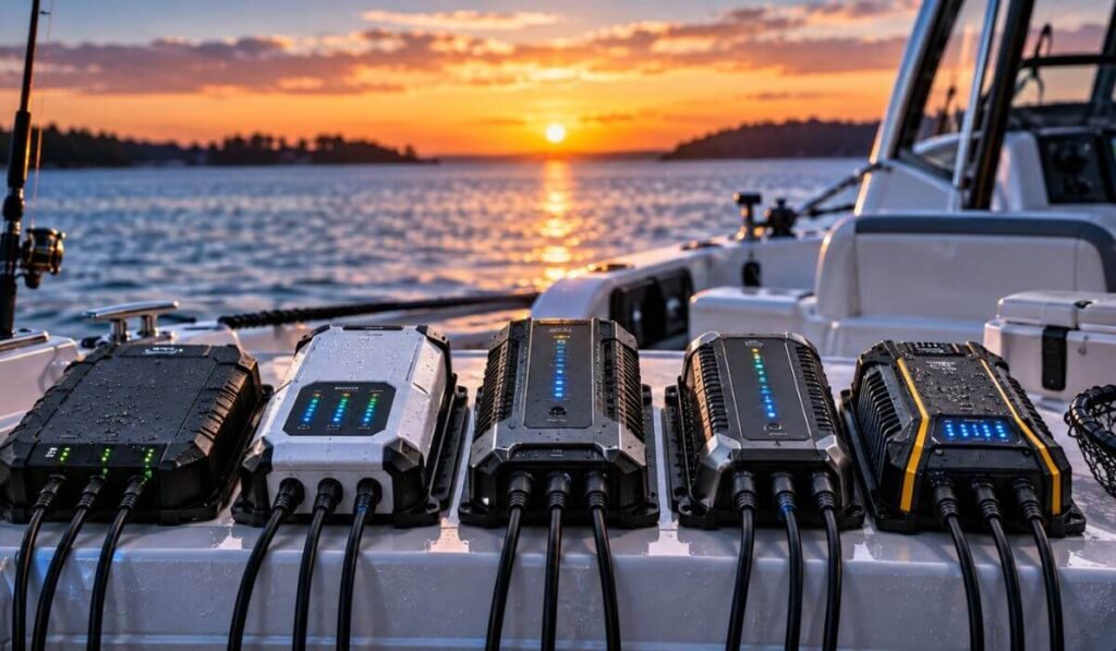 best 3 bank marine battery charger