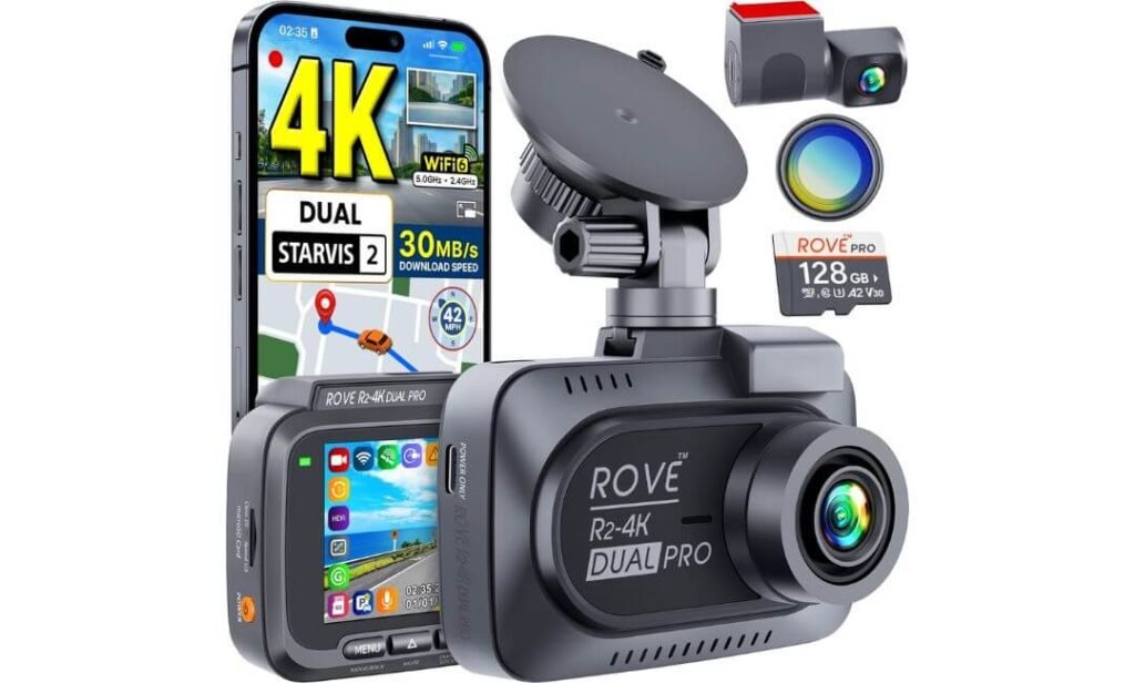 best 2 channel 4k dash cam