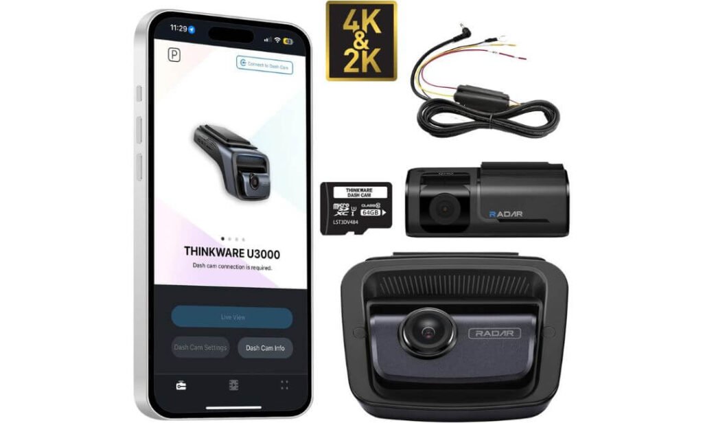 best 2 channel 4k dash cam