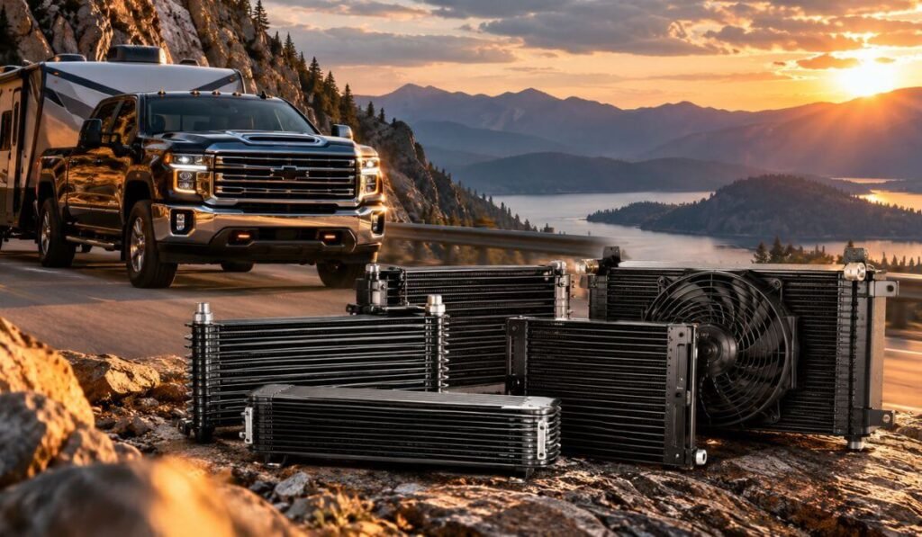 best transmission cooler for towing